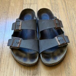 Birkenstock Olive Double Strap Sandals, Men’s Size 41, 10
